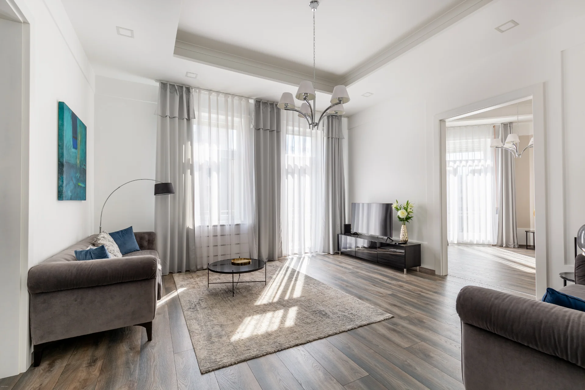 Prémium lakás erkélye Budapesten — Aurum Property Care kezelt ingatlan